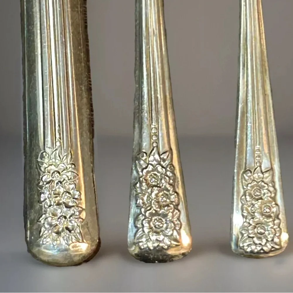 Silver Belle Silverplate 3pc Youth Flatware Set by International Silver Company